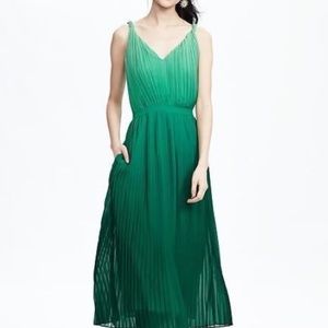 Banana Republic Green/Blue Ombre Dress